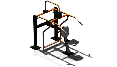 Силовой уличный тренажер  "Жим вверх сидя"  УТ403 в Кемерове